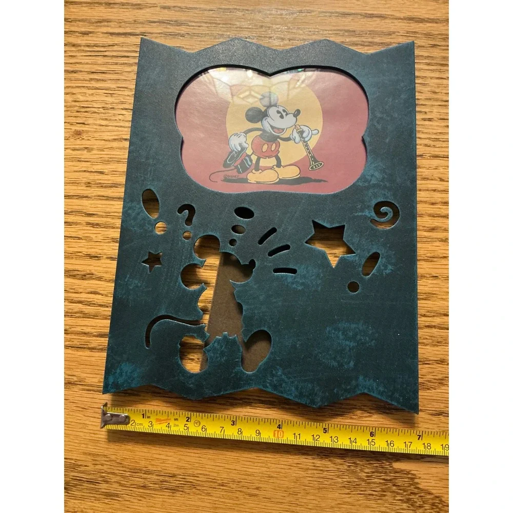 Mickey & Co Charpente Disney Mickey Mouse Cutout Picture Frame Vintage Style
